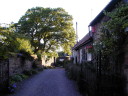 One of the side lanes off of the main street