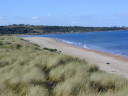 Looking toward Alnmouth from the south side of the Aln
