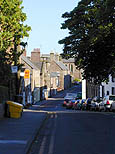 Looking south down Northumberland Street in Alnmouth