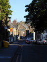 A view down the main street one summer evening